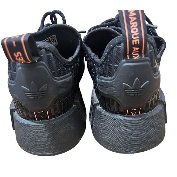 Adidas NMD R1 Web Boost Men's Originals  Sneakers Triple Black Shoes Size 7.5 - Picture 10 of 16